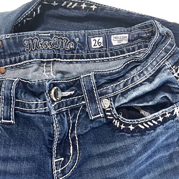 🎉HP! ❤️ Miss Me Stretch Bootcut Jeans - Picture 7 of 8